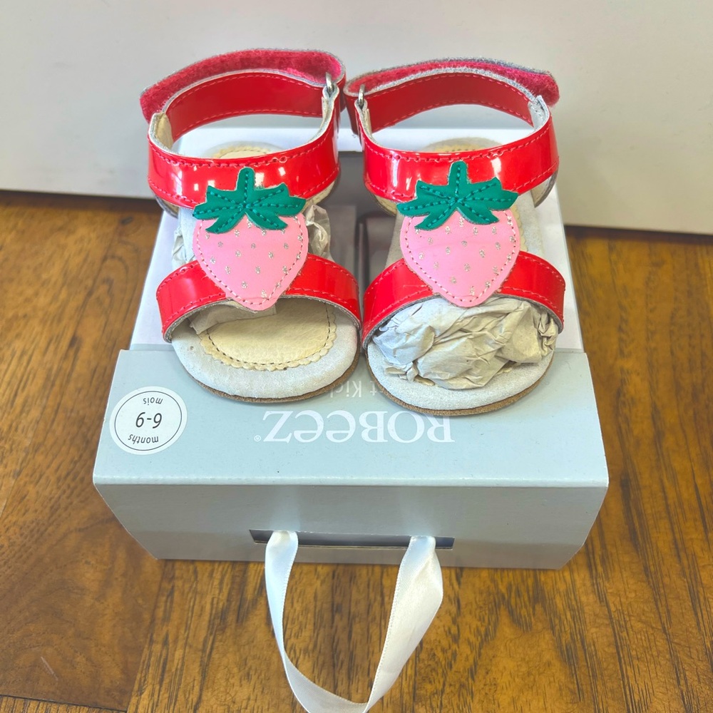 Robeez Strawberry Sandals